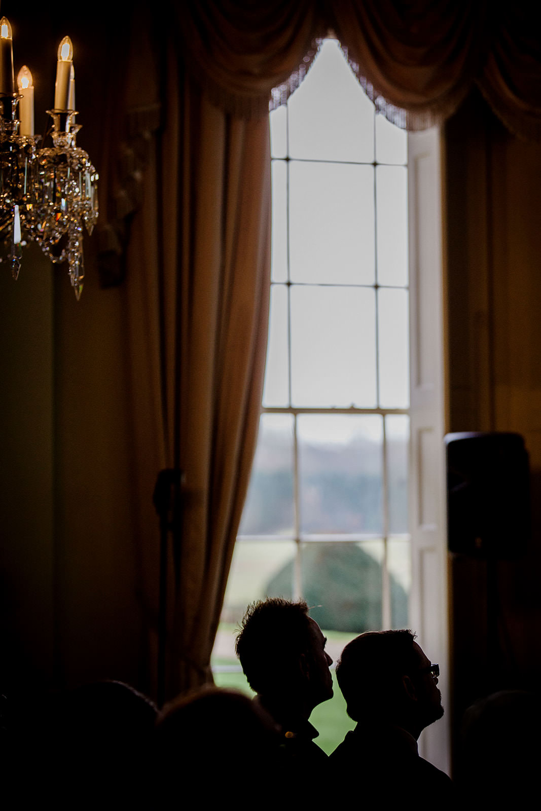 Silhouette of Business event at Prestwold Hall Leicester